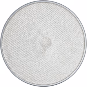 Superstar Silver White Shimmer facepaint sparkling pearlescent finish