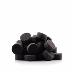 Eco Sponge Antracite 2pcs reusable face paint sponges for smooth application